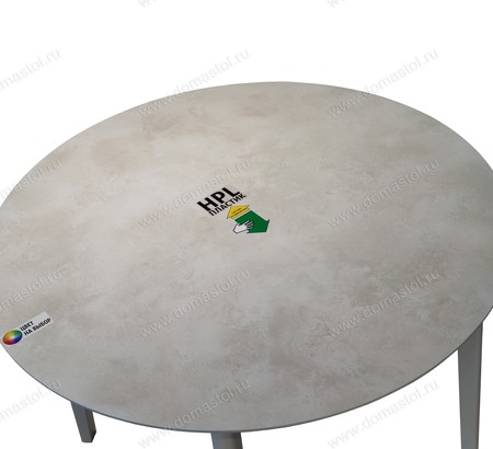 Стол кухонный Круглый HPL 110 белый, ASD 5063 Кратос
