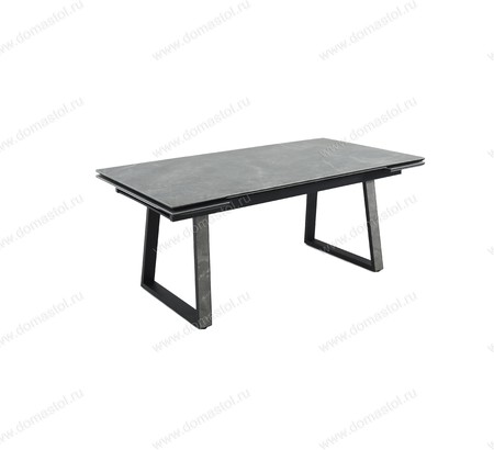 Стол кухонный Monaco Quadro чёрный, керамика Bayona Grey Natural Стол кухонный Monaco Quadro чёрный, керамика Bayona Grey Natural