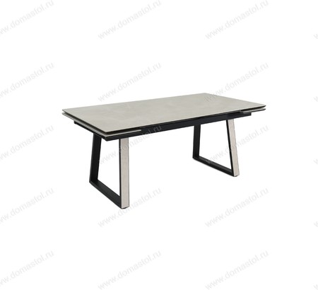 Стол кухонный Monaco Quadro чёрный, керамика Bayona ivory natural Стол кухонный Monaco Quadro чёрный, керамика Bayona ivory natural