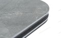 Стол кухонный Леон черный, керамика Bayona grey Natural Стол кухонный Леон черный, керамика Bayona grey Natural