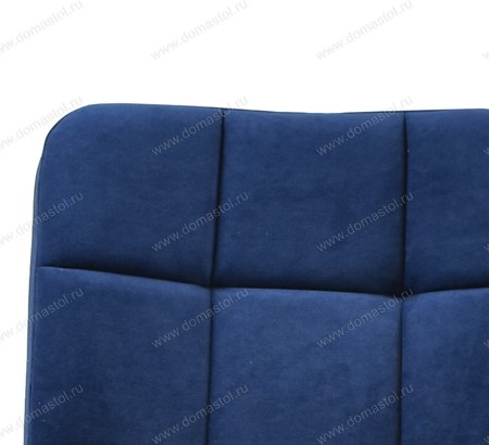 Стул кухонный Комо Catania Dark Blue, белый муар