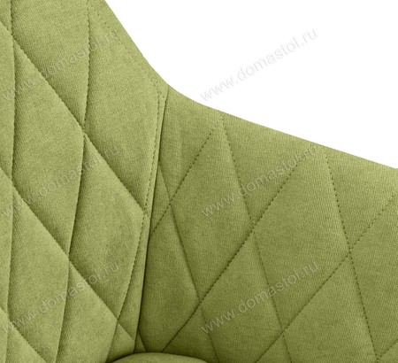 Стул барный Диаманте Candy Olive, черный муар