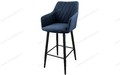 Стул барный Диаманте Catania Dark Blue, черный муар Стул барный Диаманте Catania Dark Blue, черный муар