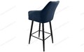 Стул барный Диаманте Catania Dark Blue, черный муар Стул барный Диаманте Catania Dark Blue, черный муар