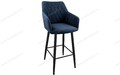 Стул барный Диаманте Catania Dark Blue, черный муар Стул барный Диаманте Catania Dark Blue, черный муар