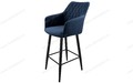 Стул барный Диаманте Catania Dark Blue, черный муар Стул барный Диаманте Catania Dark Blue, черный муар