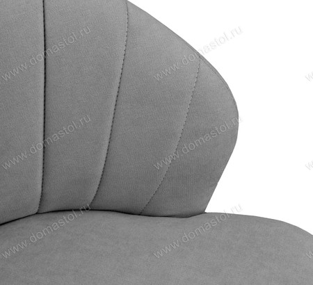 Стул барный Камино Candy Grey, черный муар