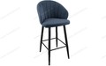 Стул барный Камино Catania Dark Blue, черный муар Стул барный Камино Catania Dark Blue, черный муар