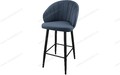 Стул барный Камино Catania Dark Blue, черный муар Стул барный Камино Catania Dark Blue, черный муар