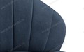 Стул барный Камино Catania Dark Blue, черный муар Стул барный Камино Catania Dark Blue, черный муар