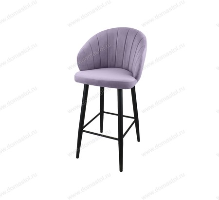Стул барный Камино Catania Lavender, черный муар Стул барный Камино Catania Lavender, черный муар