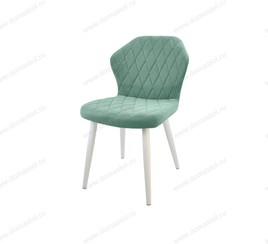 Стул кухонный Бергамо Catania Aquamarine, белый муар