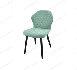 Стул кухонный Бергамо Catania Aquamarine, черный муар