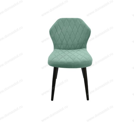 Стул кухонный Бергамо Catania Aquamarine, черный муар