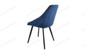 Стул кухонный Монти ЛОФТ Catania Dark Blue, черный муар Стул кухонный Монти ЛОФТ Catania Dark Blue, черный муар