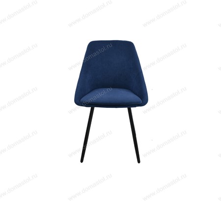 Стул кухонный Монти ЛОФТ Catania Dark Blue, черный муар