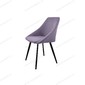 Стул кухонный Монти ЛОФТ Catania Lavender, черный муар