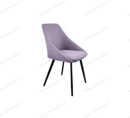 Стул кухонный Монти ЛОФТ Catania Lavender, черный муар