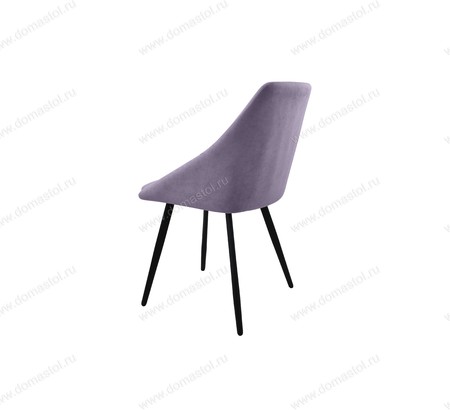 Стул кухонный Монти ЛОФТ Catania Lavender, черный муар