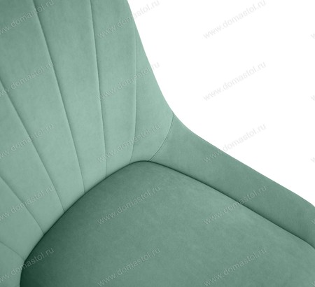 Стул кухонный Марино-ЛОФТ Catania Aquamarine, черный муар