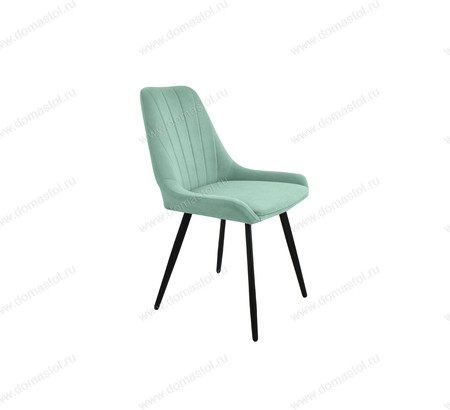 Стул кухонный Марино-ЛОФТ Catania Aquamarine, черный муар