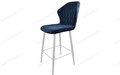 Стул барный Бергамо Catania Dark Blue, белый муар Стул барный Бергамо Catania Dark Blue, белый муар