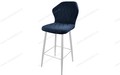 Стул барный Бергамо Catania Dark Blue, белый муар Стул барный Бергамо Catania Dark Blue, белый муар