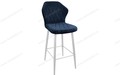 Стул барный Бергамо Catania Dark Blue, белый муар Стул барный Бергамо Catania Dark Blue, белый муар