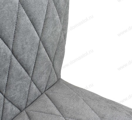 Стул барный Лацио Candy Grey, черный муар