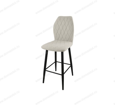 Стул барный Лацио Catania Ivory, черный муар Стул барный Лацио Catania Ivory, черный муар