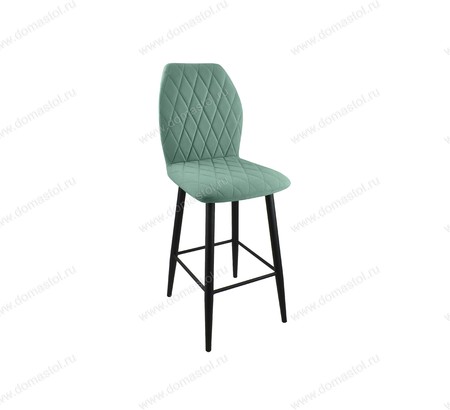 Стул барный Лацио Catania Aquamarine, черный муар