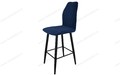 Стул барный Лацио Catania Dark Bluе, черный муар Стул барный Лацио Catania Dark Bluе, черный муар