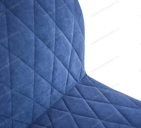 Стул барный Лацио Catania Dark Bluе, черный муар