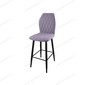 Стул барный Лацио Catania Lavender, черный муар
