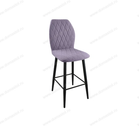 Стул барный Лацио Catania Lavender, черный муар