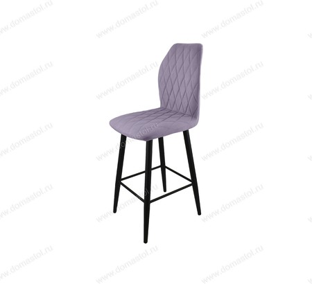 Стул барный Лацио Catania Lavender, черный муар