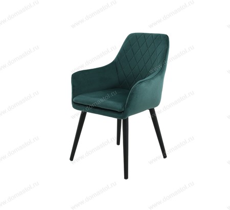 Стул кухонный Ардеко Monolit Emerald, черный муар Стул кухонный Ардеко Monolit Emerald, черный муар