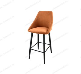 Стул барный Монти Catania Flame, черный муар