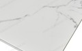 Стол CORNER 120 GLOSS STATUARIO WHITE SINTERED STONE / WHITE