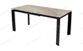 Стол CORNER 120 GLOSS ATHENS BROWN SINTERED STONE / BLACK Стол CORNER 120 GLOSS ATHENS BROWN SINTERED STONE / BLACK