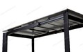 Стол CORNER 120 GLOSS ATHENS BROWN SINTERED STONE / BLACK Стол CORNER 120 GLOSS ATHENS BROWN SINTERED STONE / BLACK