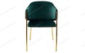 Стул DILL BLUVEL-78 GREEN, велюр/ золотой каркас Стул DILL BLUVEL-78 GREEN, велюр/ золотой каркас