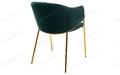 Стул DILL BLUVEL-78 GREEN, велюр/ золотой каркас Стул DILL BLUVEL-78 GREEN, велюр/ золотой каркас