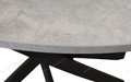 Стол кухонный Микадо ЛДСП 90 цемент, черный муар