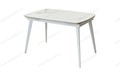 Стол ELIOT 120 GLOSS STATUARIO WHITE SINTERED STONE / WHITE Стол ELIOT 120 GLOSS STATUARIO WHITE SINTERED STONE / WHITE