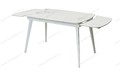 Стол ELIOT 120 GLOSS STATUARIO WHITE SINTERED STONE / WHITE Стол ELIOT 120 GLOSS STATUARIO WHITE SINTERED STONE / WHITE