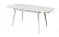 Стол ELIOT 120 GLOSS STATUARIO WHITE SINTERED STONE / WHITE Стол ELIOT 120 GLOSS STATUARIO WHITE SINTERED STONE / WHITE