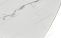 Стол ELIOT 120 GLOSS STATUARIO WHITE SINTERED STONE / WHITE Стол ELIOT 120 GLOSS STATUARIO WHITE SINTERED STONE / WHITE
