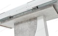 Стол SIRIUS 120 Бетон/ Белый Стол SIRIUS 120 Бетон/ Белый