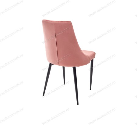 Стул NEPAL BLUVEL-52 PINK/ черный каркас, велюр